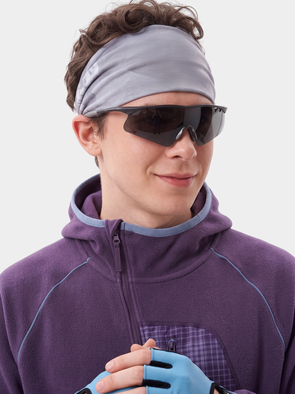 Half-Rim UV Protection Photochromic Sunglasses