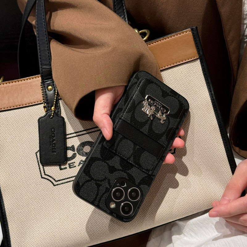 Funda Coa Card Bag de piel para iPhone