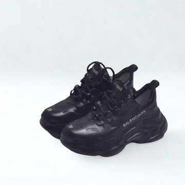 Labubu Designer Triple S Miniature Sneakers - Black