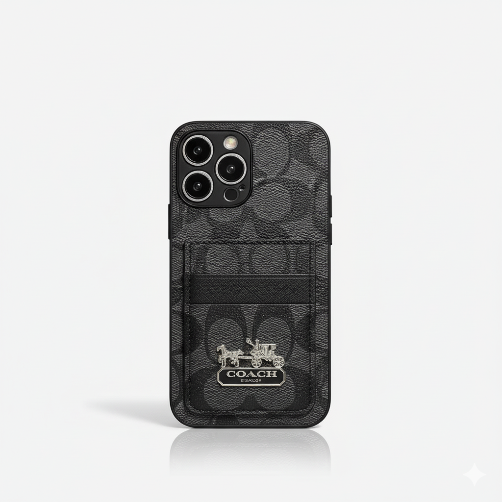 Funda Coa Card Bag de piel para iPhone