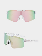 Unisex UV400+ Protection Colorful Coated Polarized Sports Sunglasses