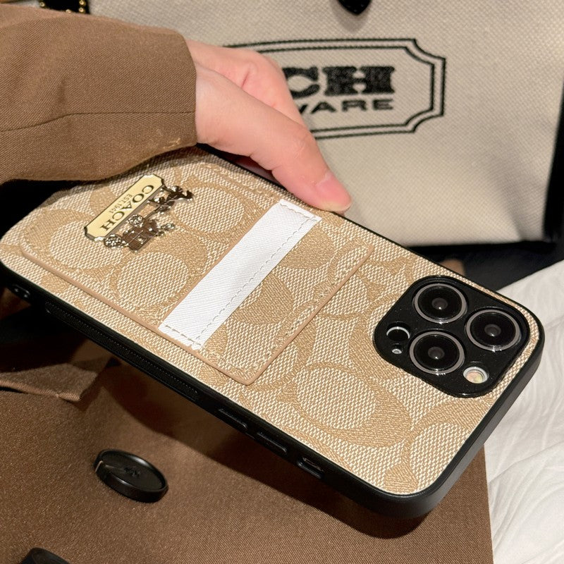 Funda Coa Card Bag de piel para iPhone