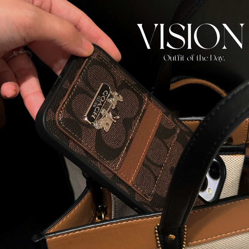 Custodia per iPhone in pelle Coa Card Bag