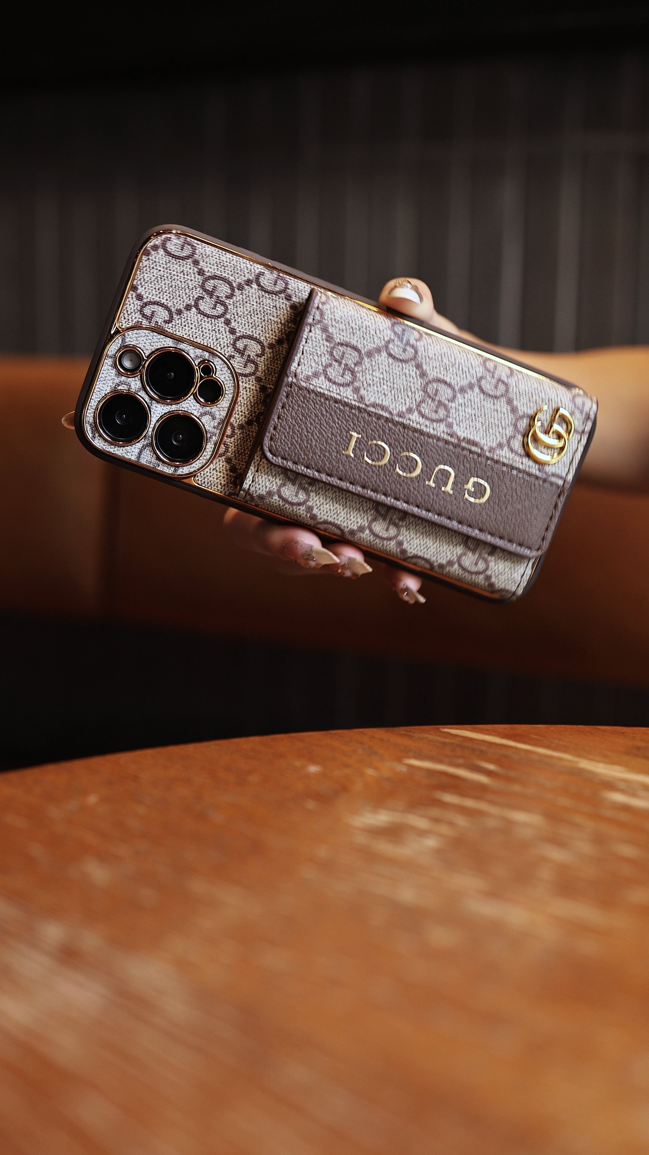 Neue klassische Luxus-Kartenhalter-Handyhülle 03