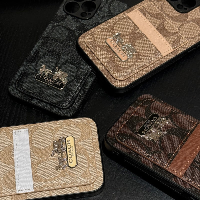Funda Coa Card Bag de piel para iPhone