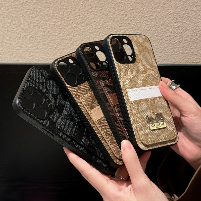 Funda Coa Card Bag de piel para iPhone