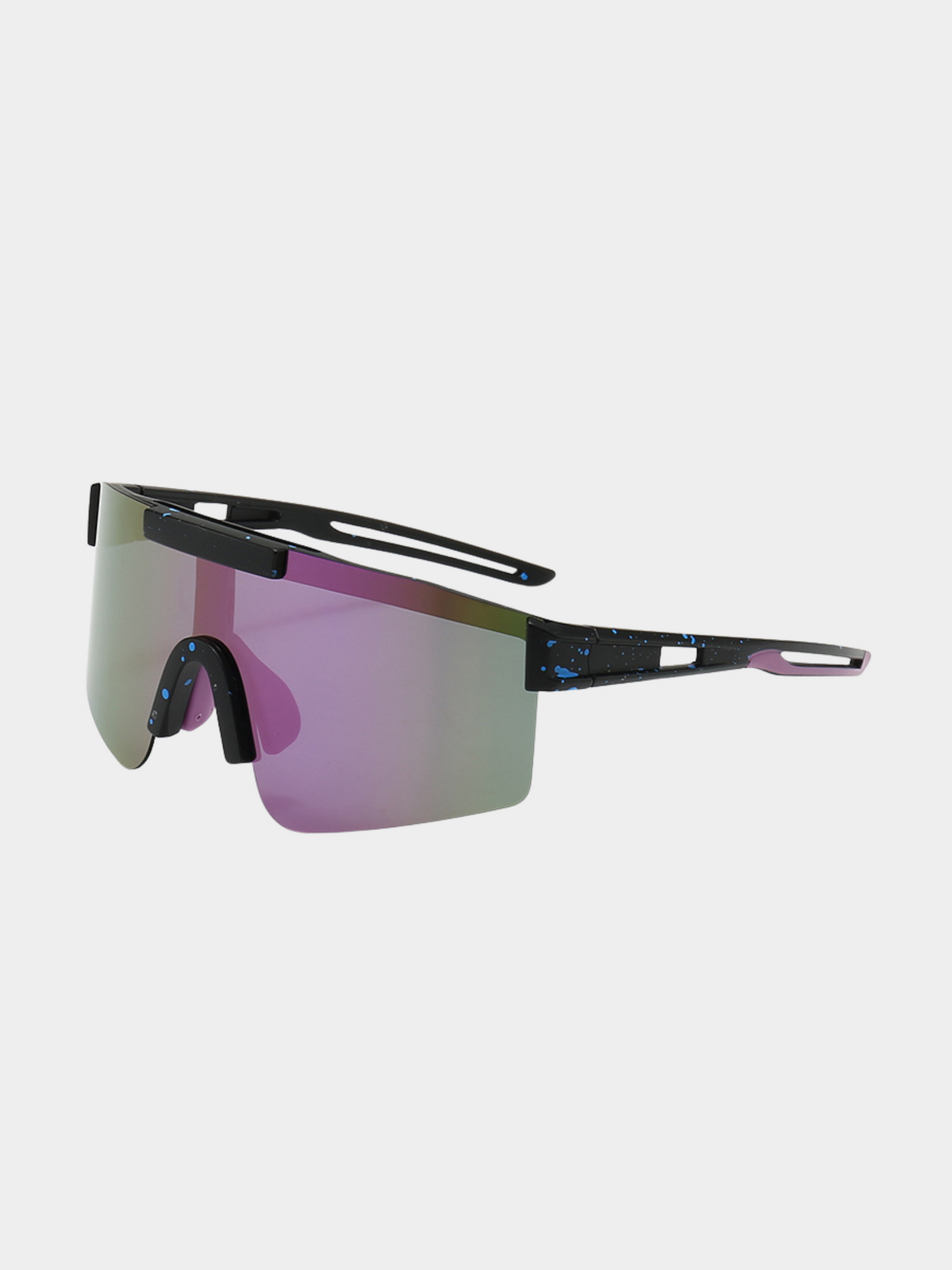 Unisex UV400+ Protection Colorful Coated Polarized Sports Sunglasses