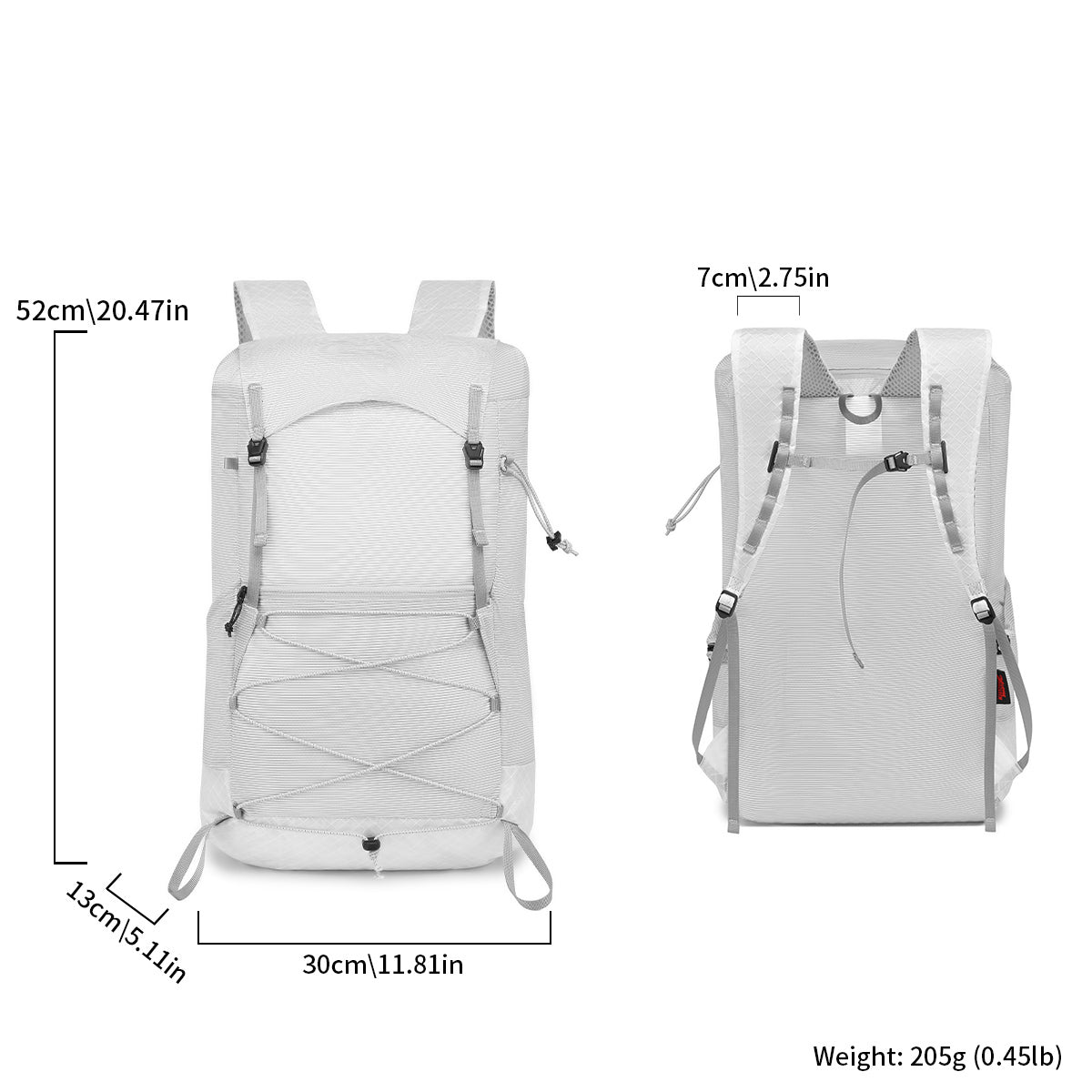 Backpack Pro-Grade White Style