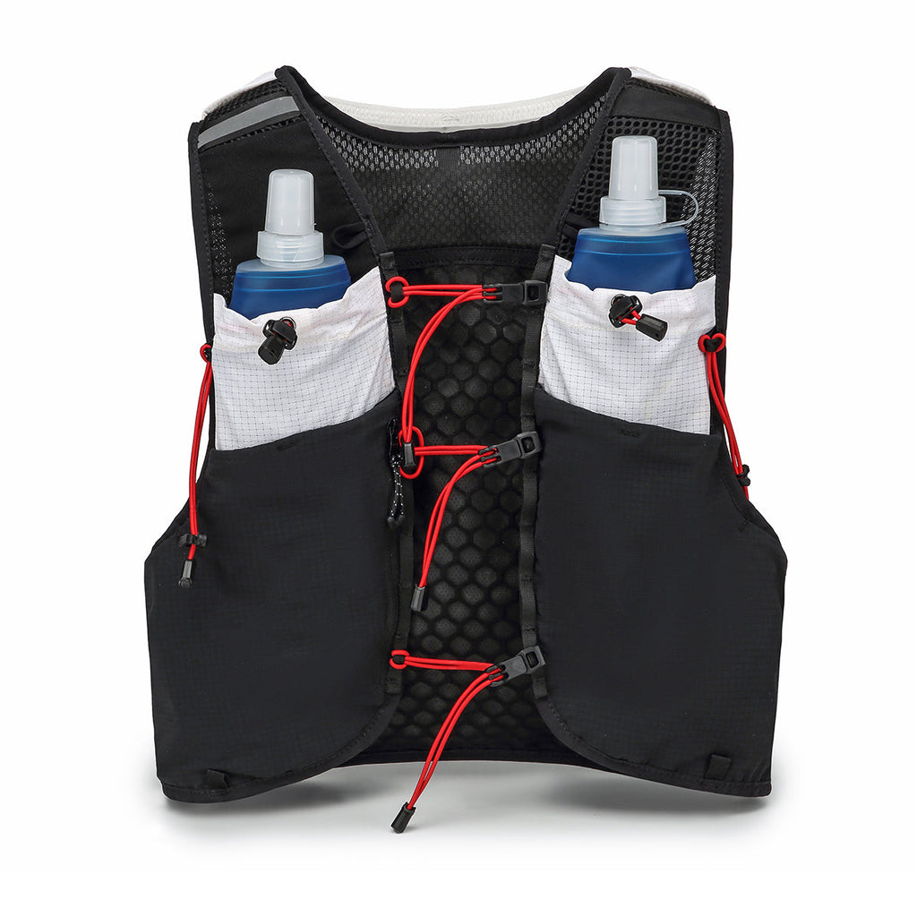 Trail Running Vest Pro-Grade Black& White Luky Style