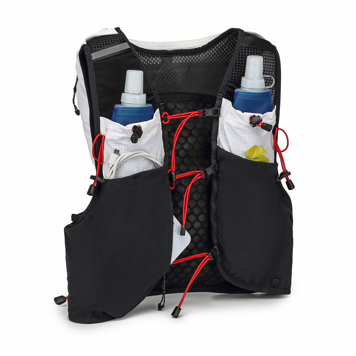 Trail Running Vest Pro-Grade Black& White Luky Style