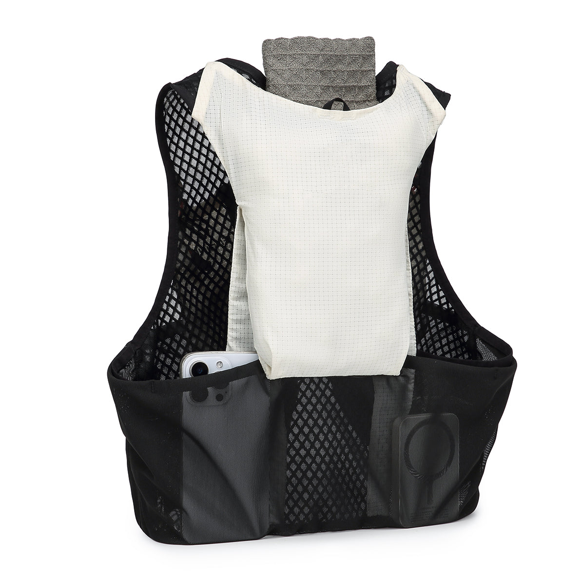Trail Running Vest Pro-Grade Black & White Style