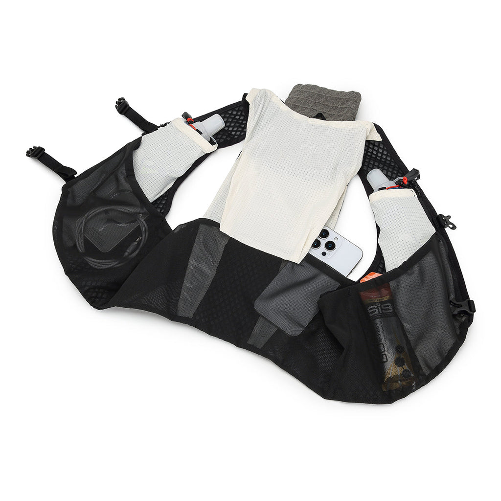 Trail Running Vest Pro-Grade Black & White Style