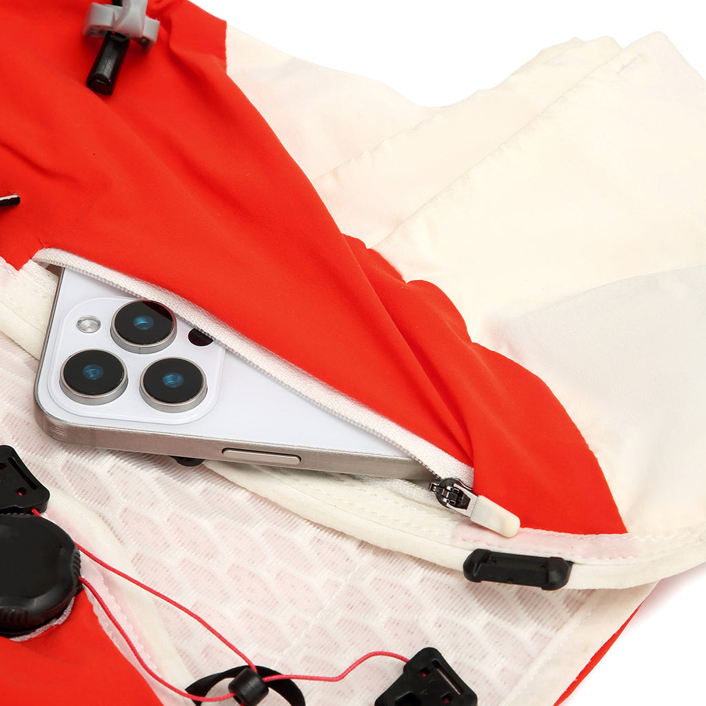 Trail Running Vest Pro-Grade Red & White Luky Style