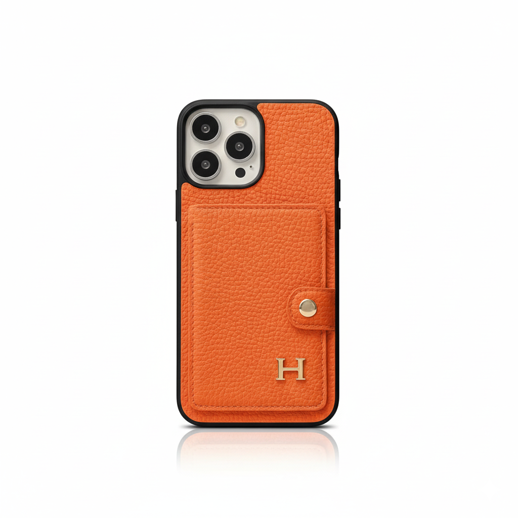 H レザー カードホルダー iPhone ケース