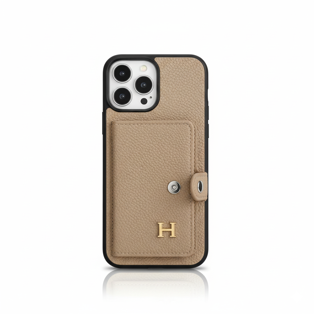H レザー カードホルダー iPhone ケース