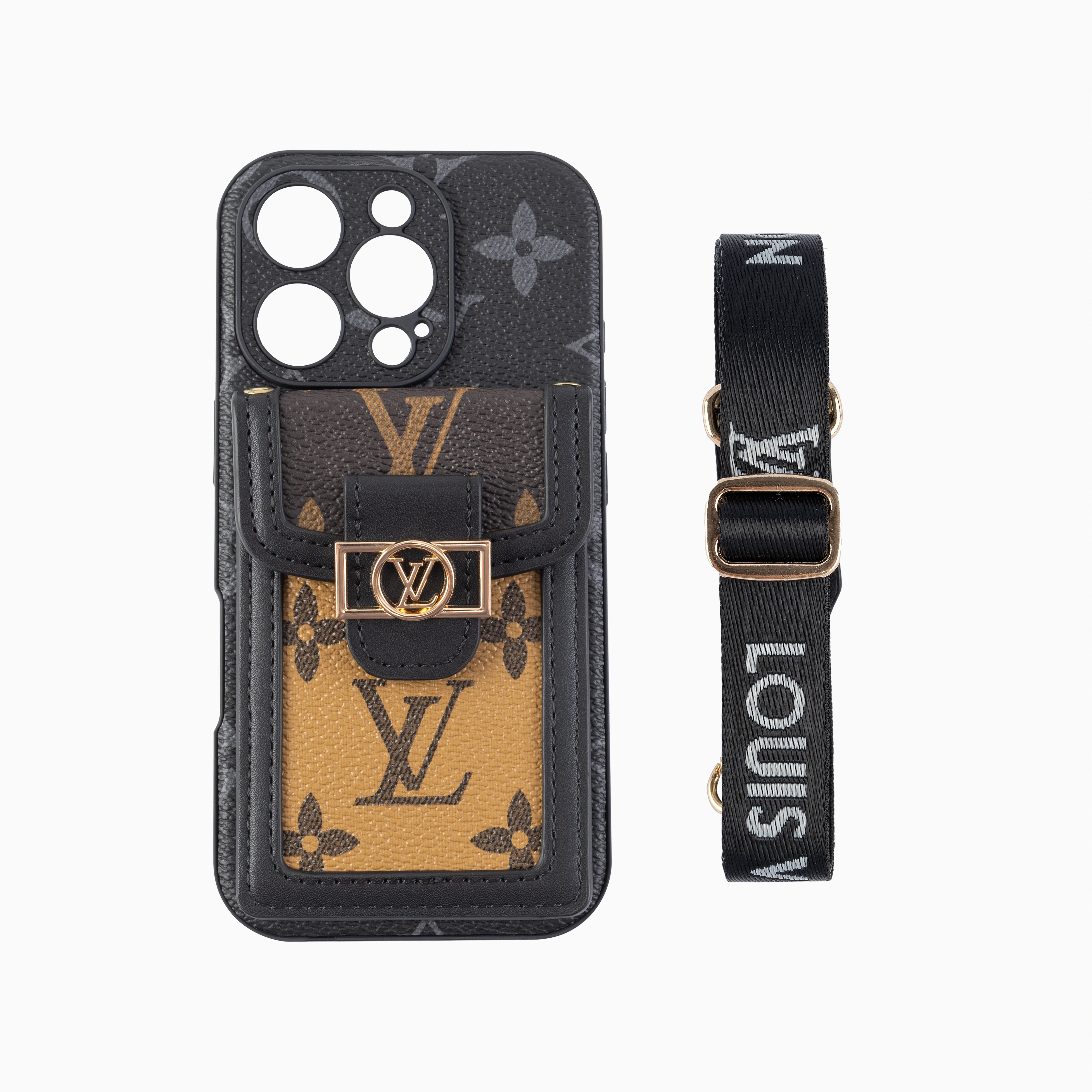 Lou Card Holder Crossbody iPhone Case