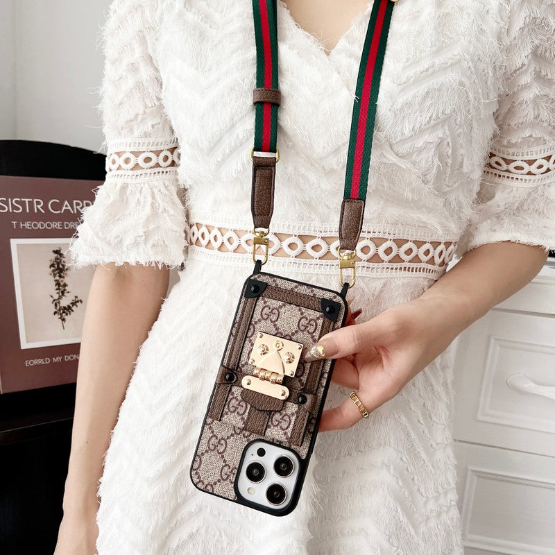 GG Card Bag Chain Classic iPhone-fodral