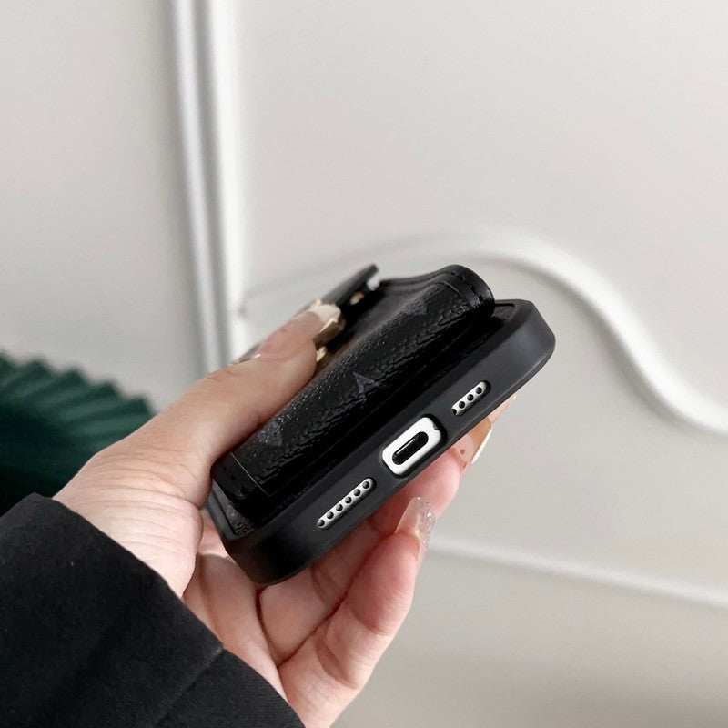 루 카드백 컬러 아이폰 케이스