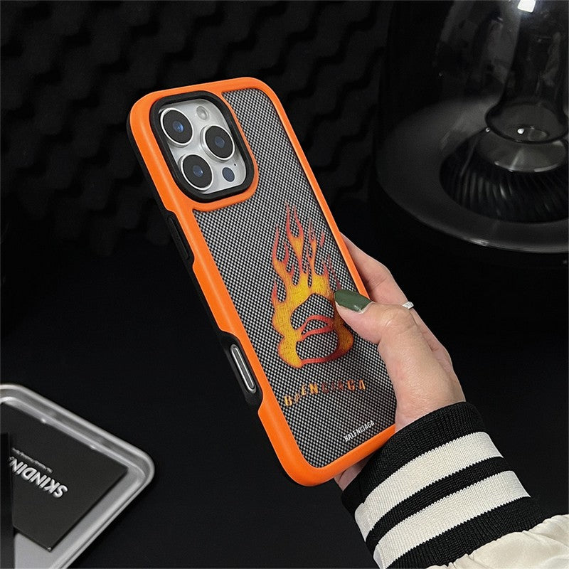 BB 옐로우 & 빨간색 아이폰 케이스