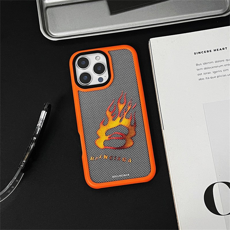 BB 옐로우 & 빨간색 아이폰 케이스