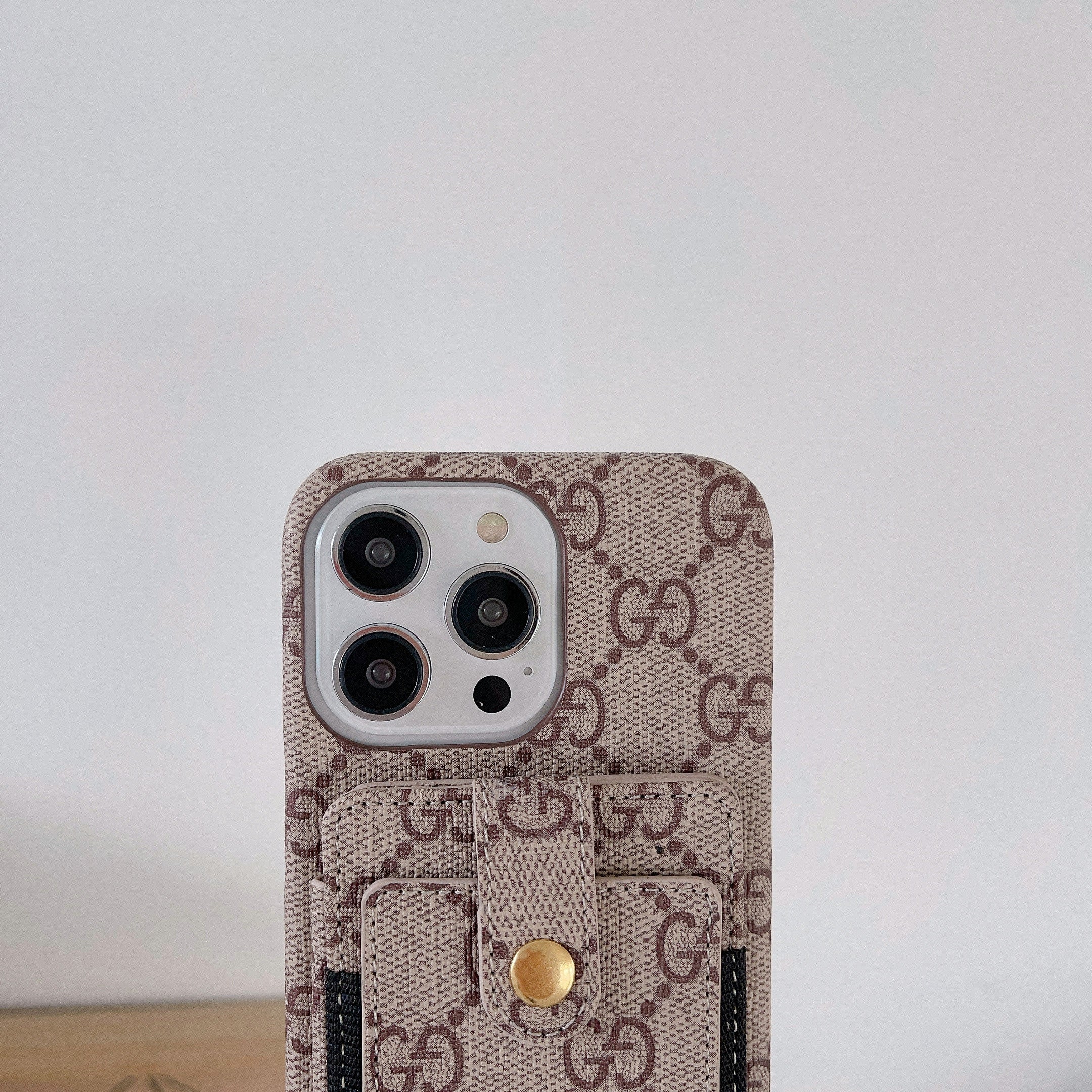 Custodia per iPhone porta carte GG