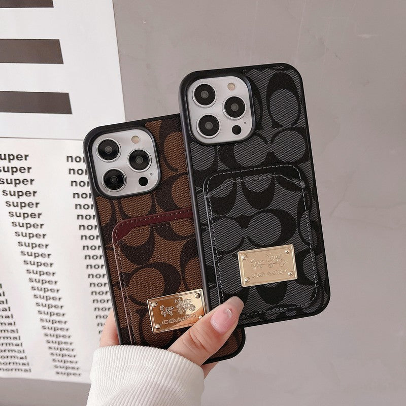 Custodia per iPhone in pelle Coa Card Bag