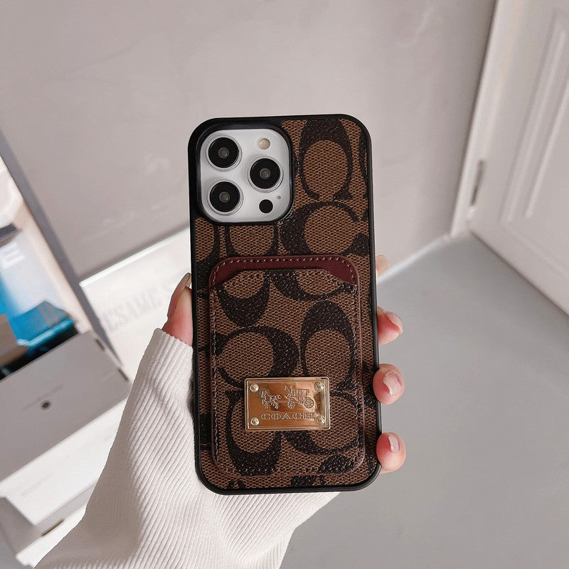 Custodia per iPhone in pelle Coa Card Bag