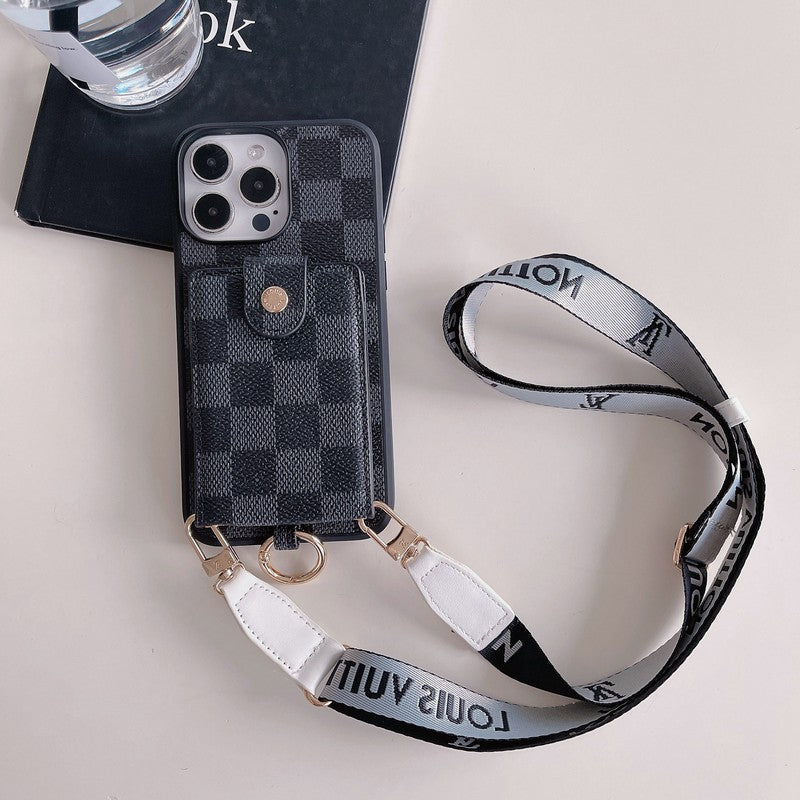 Étui pour iPhone avec chaîne classique Lou Card Bag