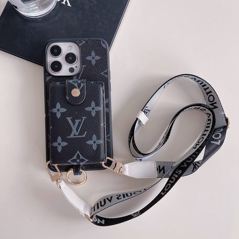 Étui pour iPhone avec chaîne classique Lou Card Bag