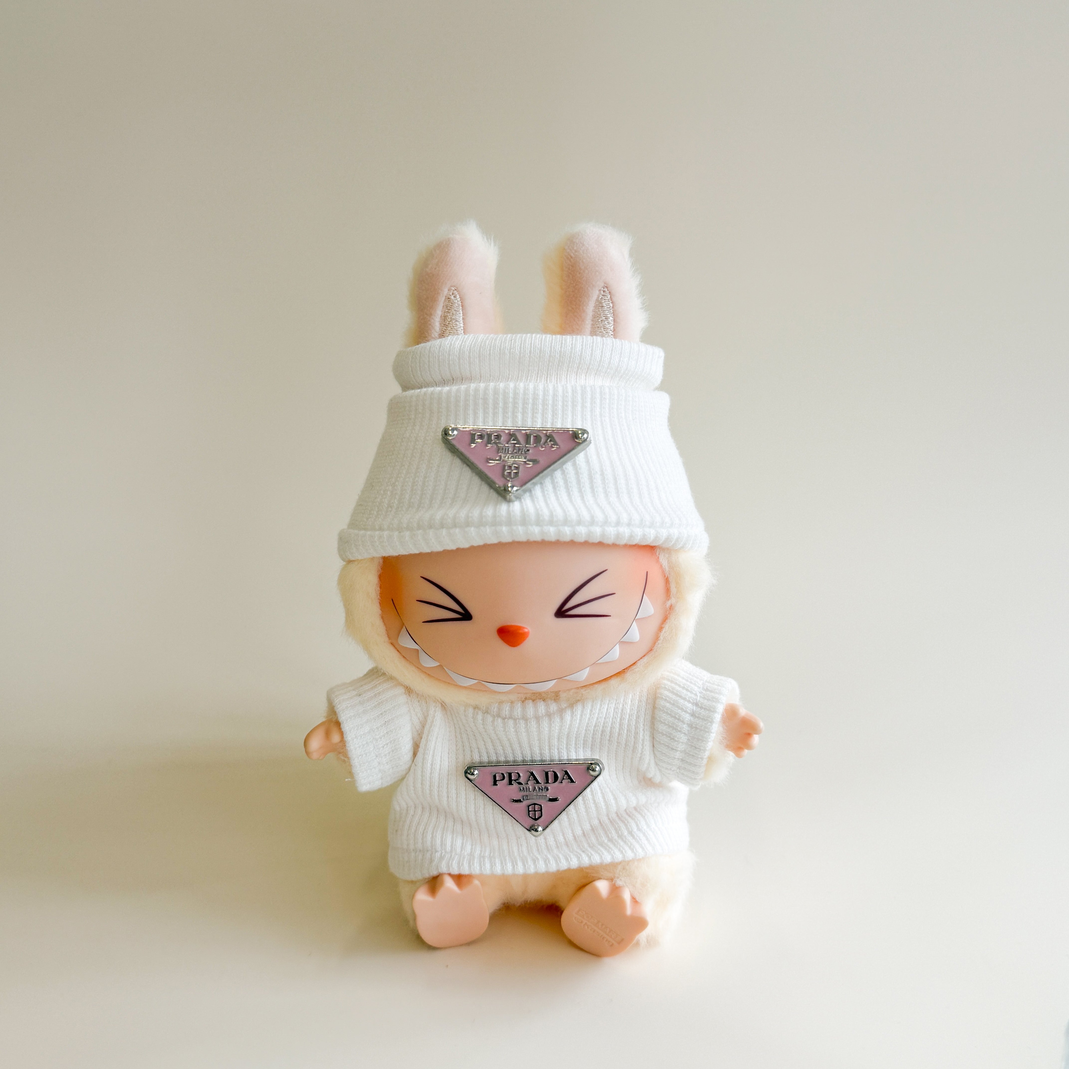 Tacar Só Ribeach Labubu - Lógó Pink Inspired P