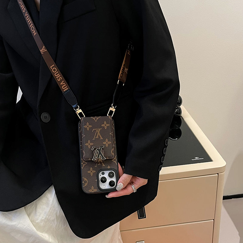 루 카드 백 체인 아이폰 케이스