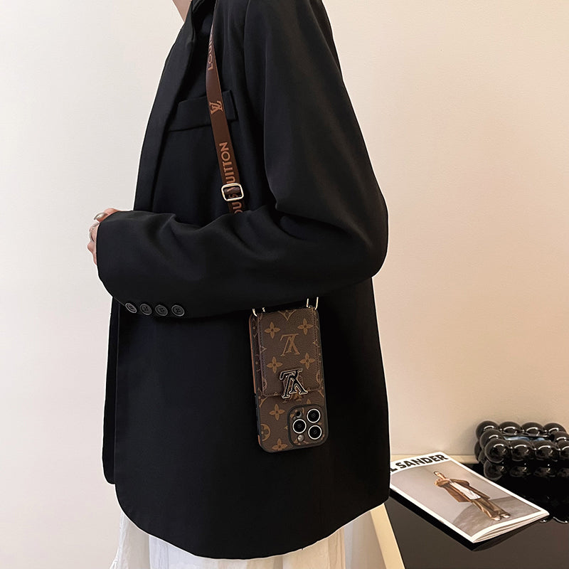 루 카드 백 체인 아이폰 케이스