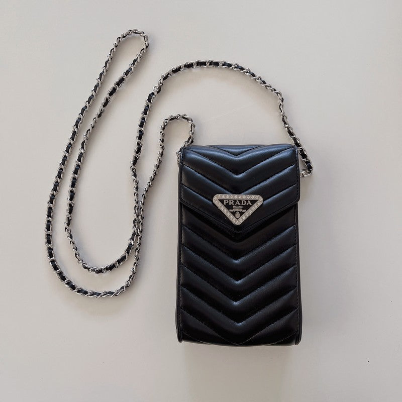 Pra 카드백 크로스바디 아이폰 케이스