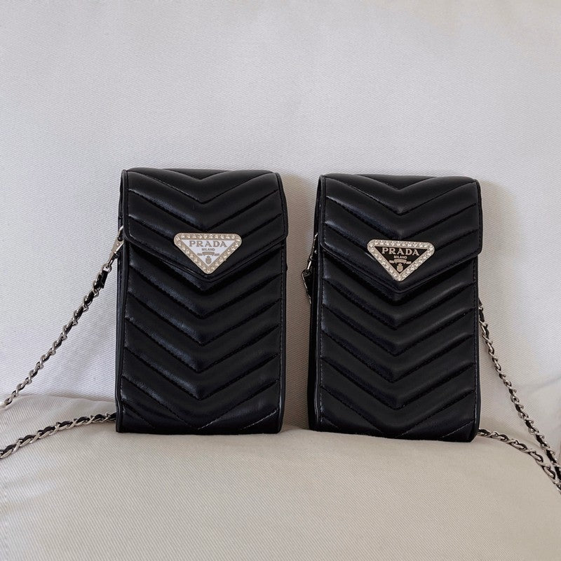 Pra 카드백 크로스바디 아이폰 케이스