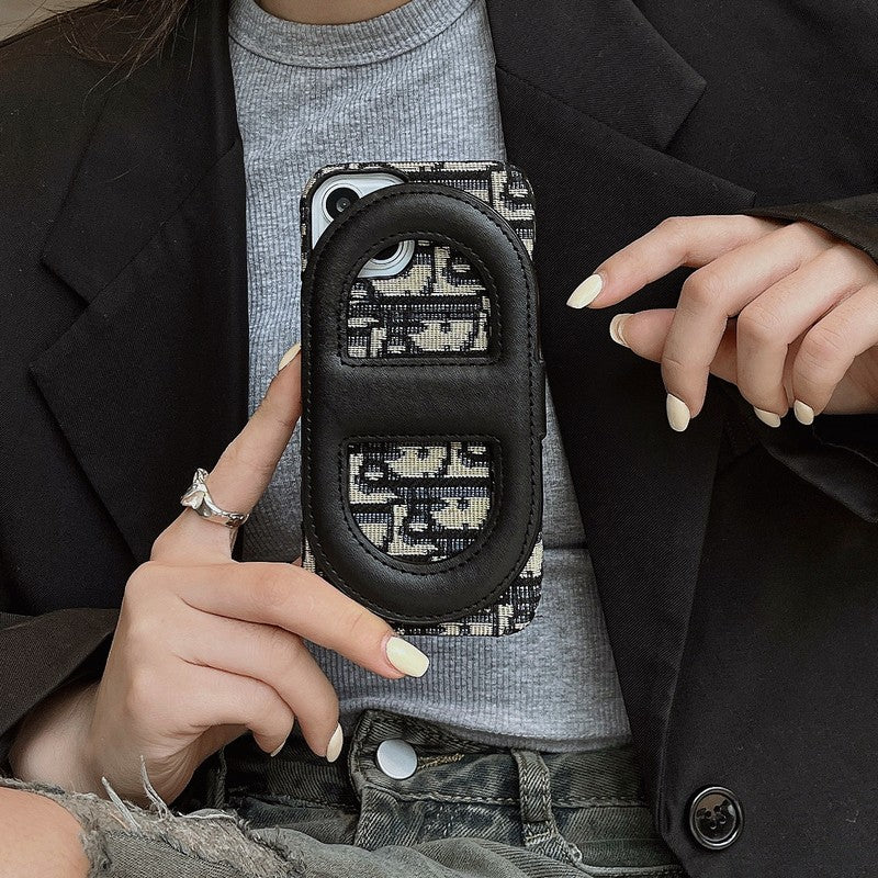 CDブラケット カードバッグ iPhoneケース