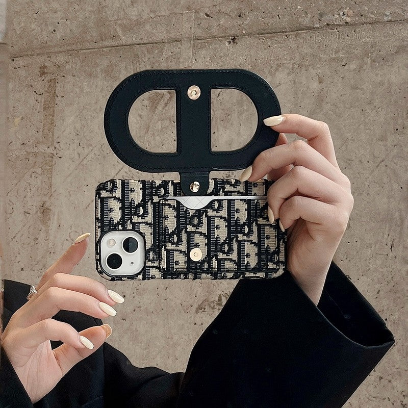 CDブラケット カードバッグ iPhoneケース