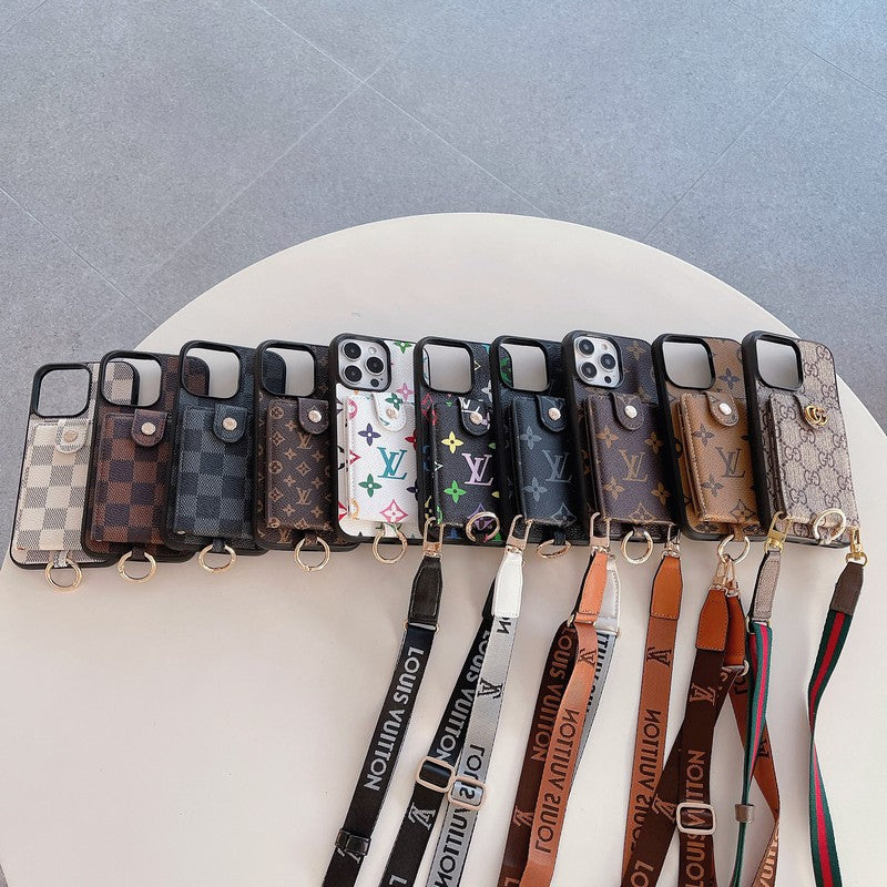 Étui pour iPhone avec chaîne classique Lou Card Bag