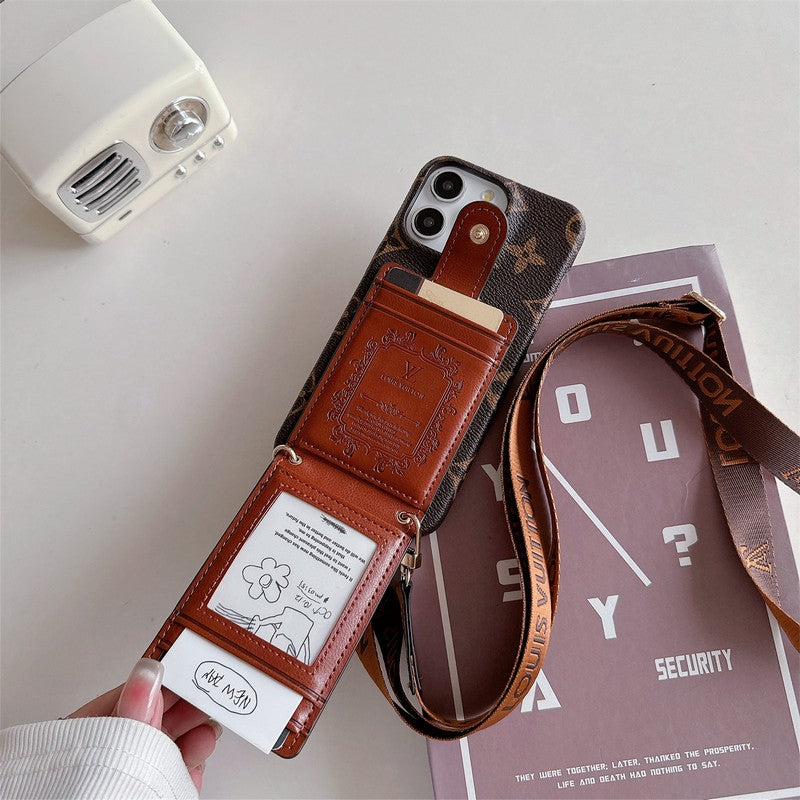 Custodia per iPhone con catena a tracolla Lou Card Bag
