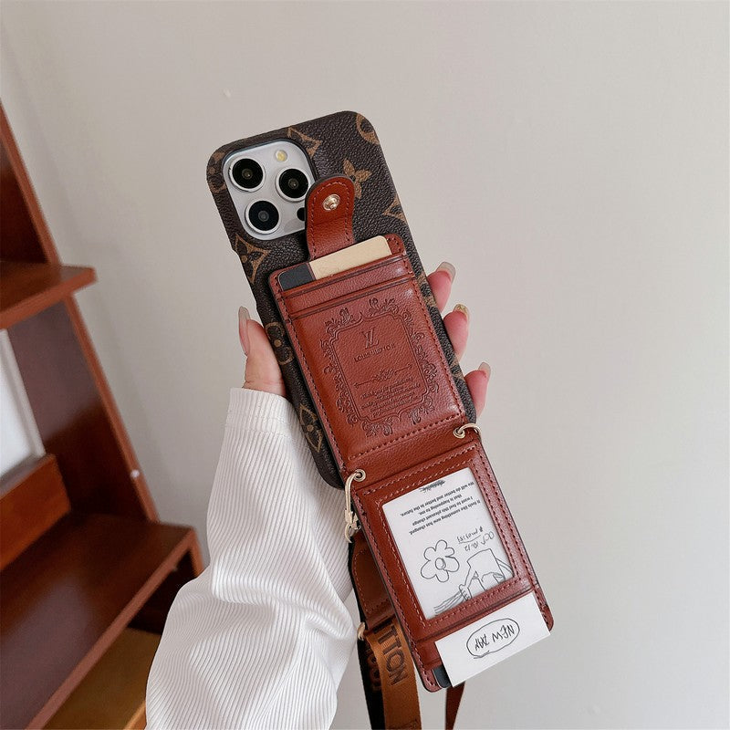 Custodia per iPhone con catena a tracolla Lou Card Bag