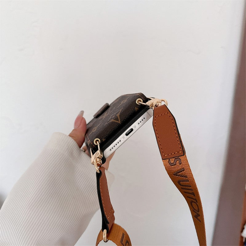 Custodia per iPhone con catena a tracolla Lou Card Bag