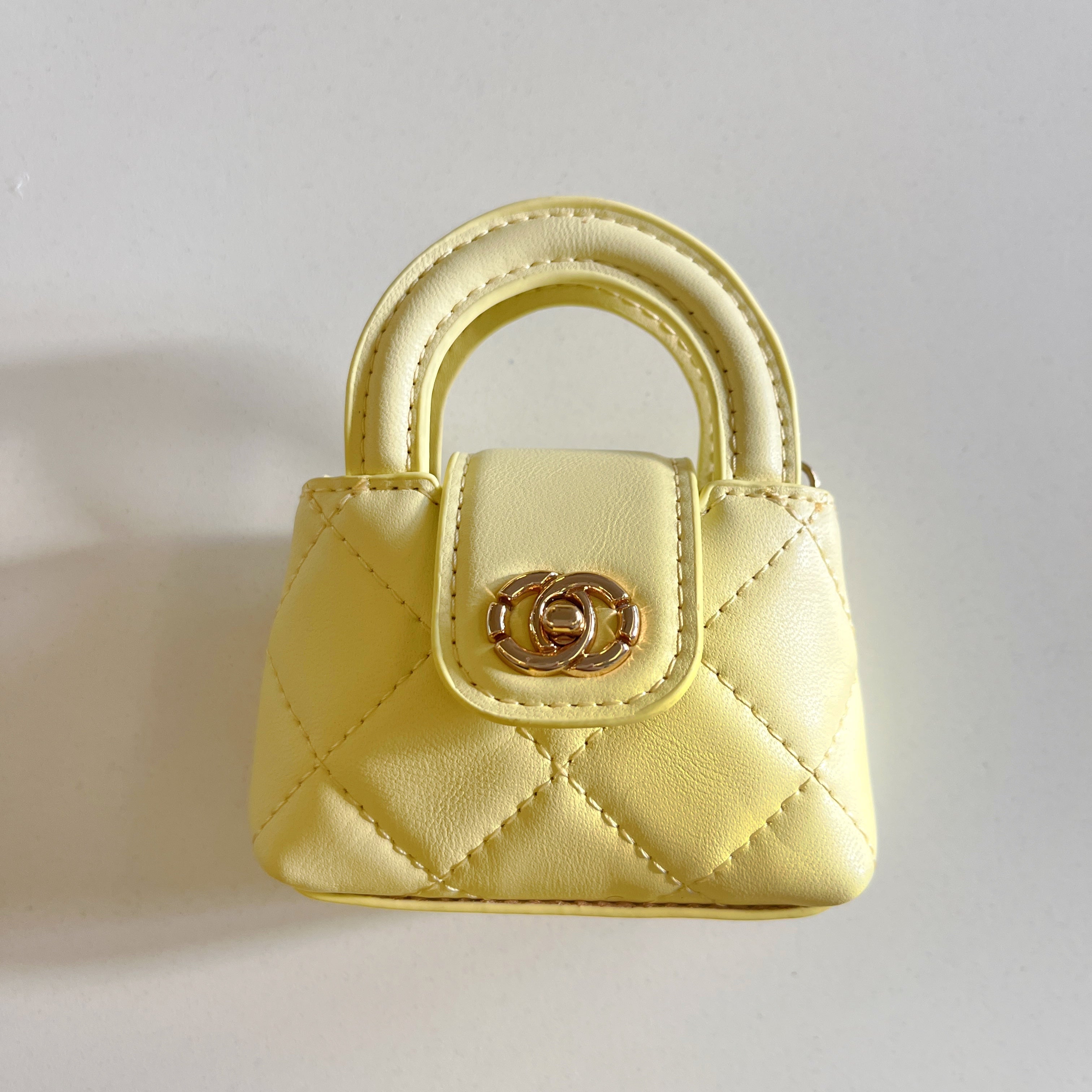 Cute Mini Handbag Style AirPods Case with Chain Strap