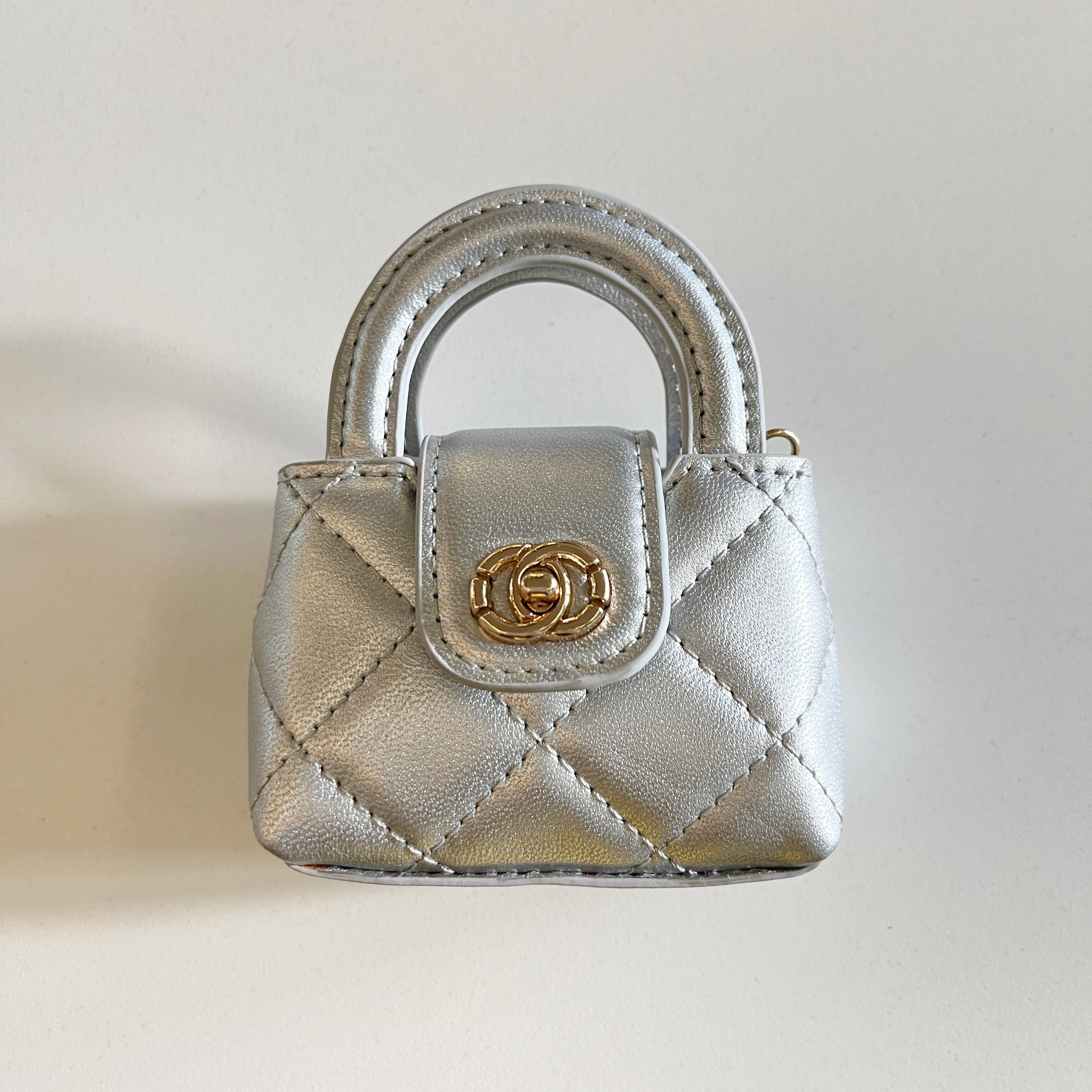 Cute Mini Handbag Style AirPods Case with Chain Strap