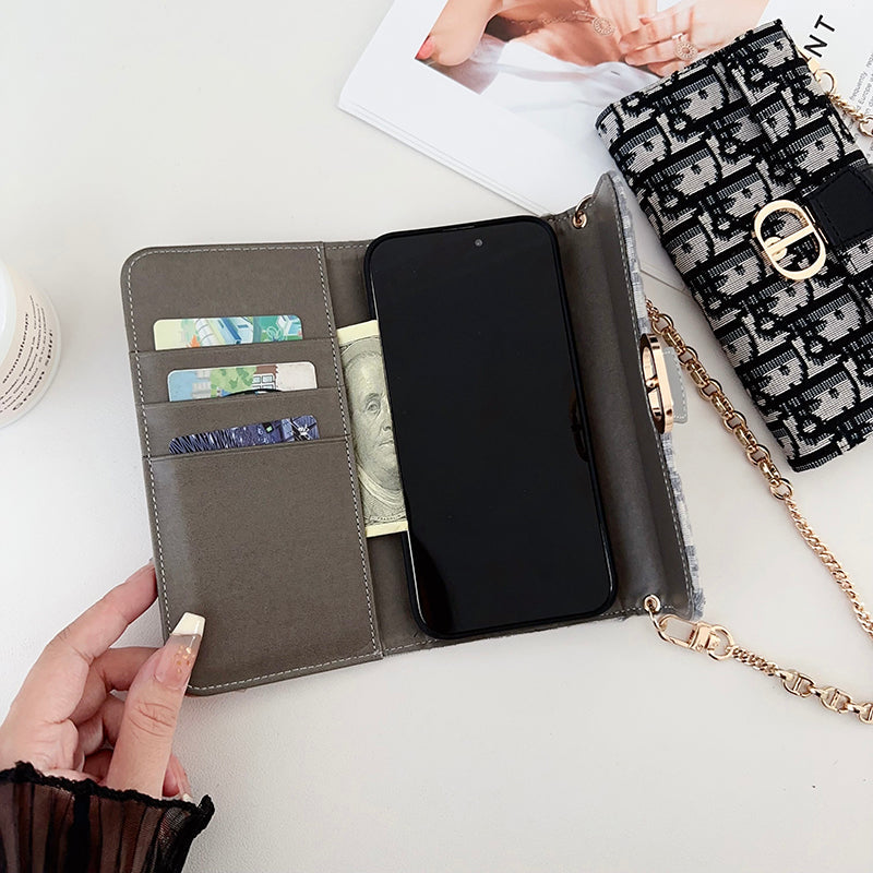 CDバッグ スカーフ チェーン iPhoneケース