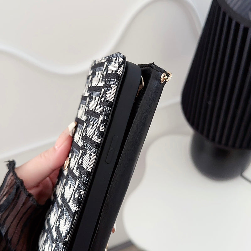 CDバッグ スカーフ チェーン iPhoneケース