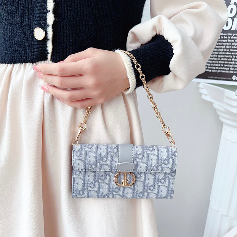 CDバッグ スカーフ チェーン iPhoneケース