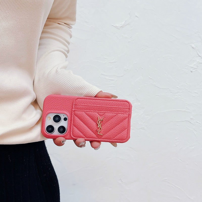 세인트 카드 가방 가죽 아이폰 케이스