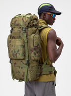 Unisex 75L Large Capacity Hiking Backpack