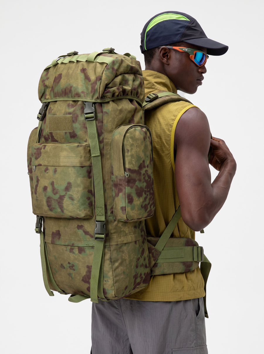 Unisex 75L Large Capacity Hiking Backpack