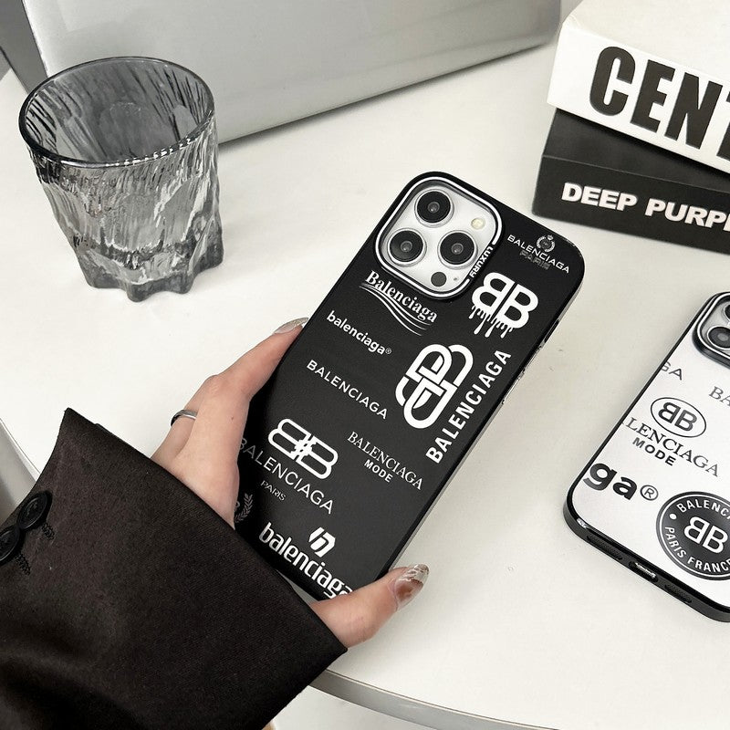 BB Nero & Custodia per iPhone argento