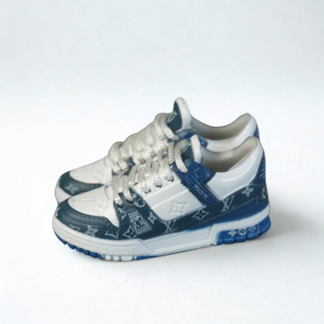 Labubu L.V. Inspired Monogram Miniature Sneakers - Multi Colors